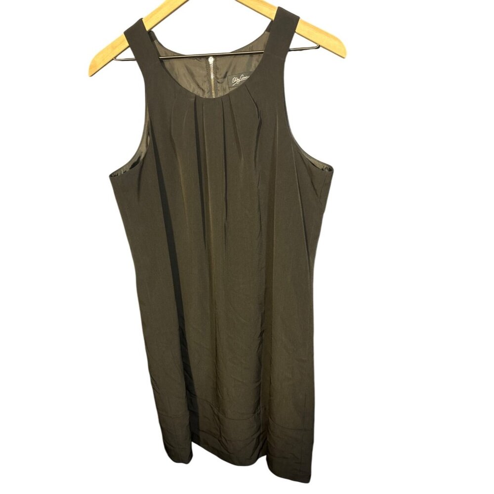Oleg Cassini Womens Sleeveless Black Sheath Dress Size 8‎